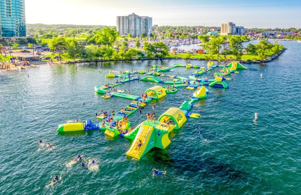 CANADA’S LARGEST INFLATABLE WATERPARK OPENS THIS MONTH AND IT’S IN ONTARIO